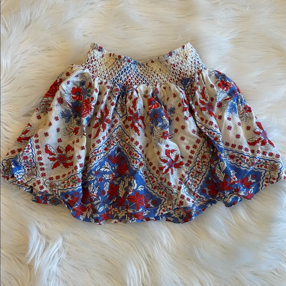 Polo by Ralph Lauren smocked skirt; girls 6